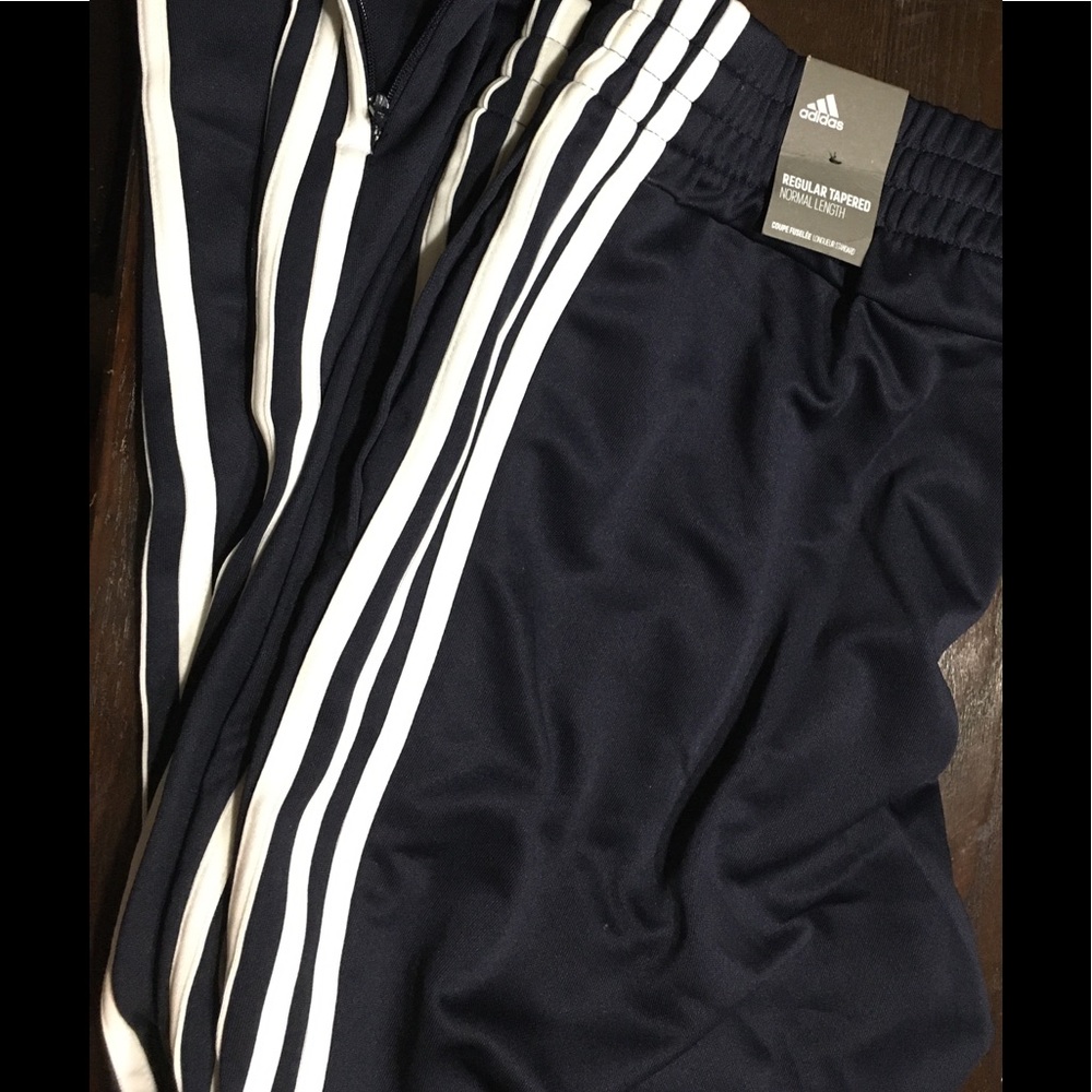 Adidas Navy Blue Track Pants